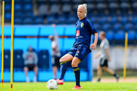 Caroline Seger of the Swedish women's national football team