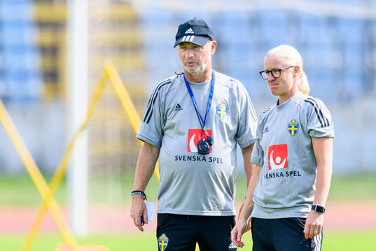 Peter Gerhardsson, head coach and Victoria Sandell,