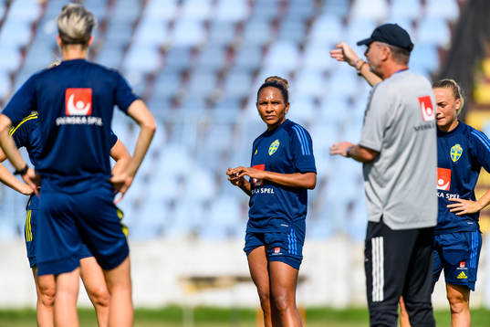 Madelen Janogy of the Swedish women's national football team