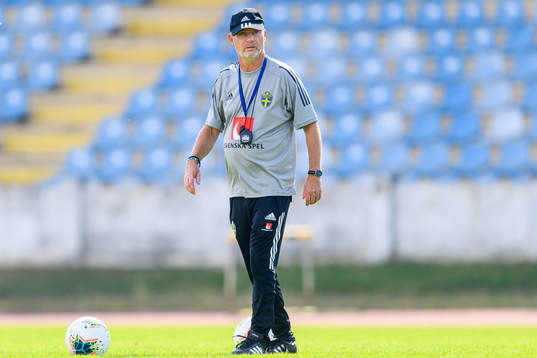 Peter Gerhardsson, head coach of the Swedish women's