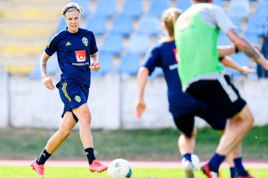 Lina Hurtig of the Swedish women's national football team