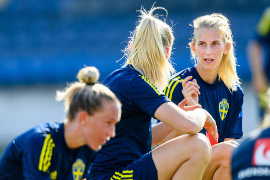 Sofia Jakobsson of the Swedish women's national football