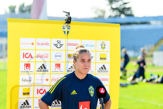 Filippa Angeldahl of the Swedish women's national football