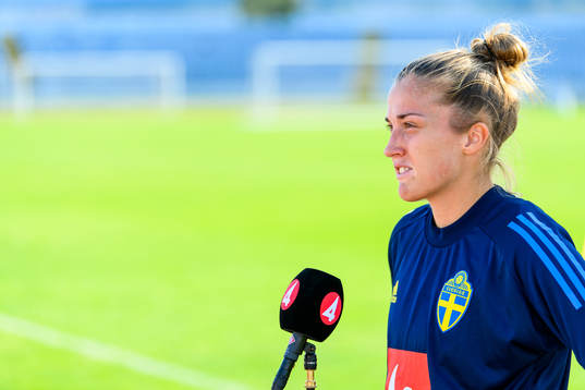 Filippa Angeldahl of the Swedish women's national football