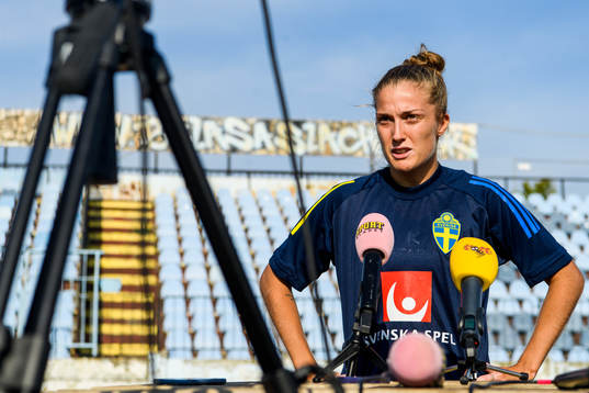Filippa Angeldahl of the Swedish women's national football