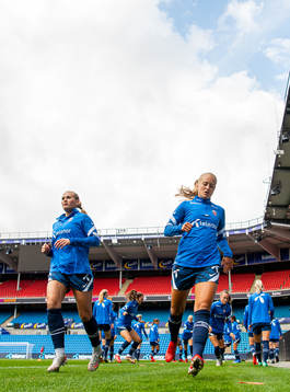 Lisa-Marie Karlseng Utland and Amalie Vevle Eikeland of the