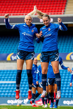 Karina Sævik and Elisabeth Terland of the Norwegian