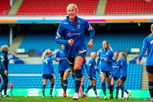 Guro Bergsvand of the Norwegian women's national football