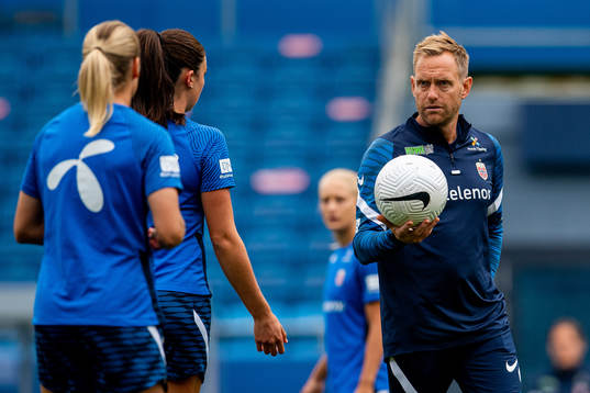Martin Sjögren, head coach of the Norwegian women's
