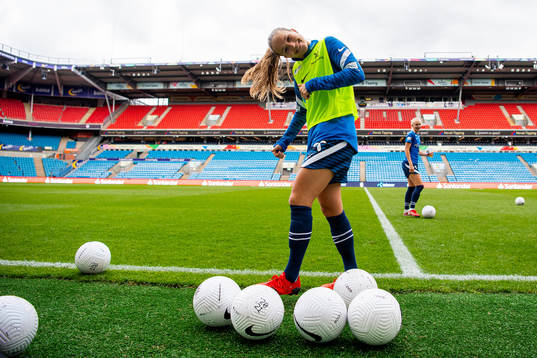 Guro Reiten of the Norwegian women's national football team