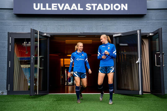 Julie Blakstad and Emilie Bragstad of the Norwegian women's