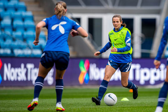 Tuva Hansen of the Norwegian women's national football team