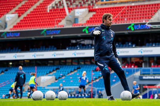 Roger Eskeland, goalkeeper coach of the Norwegian women's