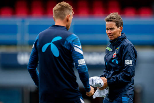 Lena Tyriberget, assistant coach of the Norwegian women's