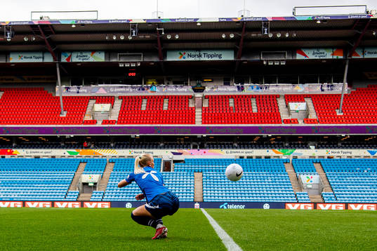 Karina Sævik of the Norwegian women's national football