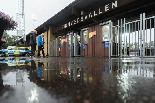 Exteriör av Finnvedsvallen
