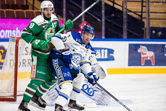 Leksands Jonas Ahnelöv och Rögles Dennis Everberg