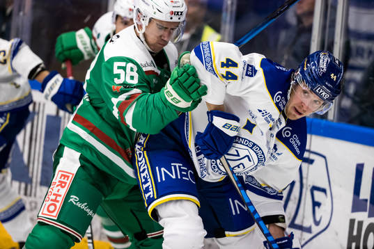 Rögles Ryan McKiernan och Leksands Carter Ashton