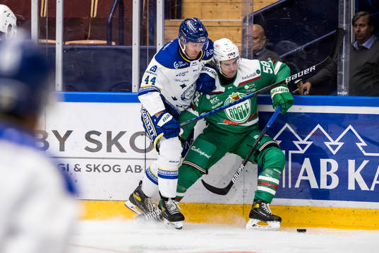 Rögles Ryan McKiernan och Leksands Carter Ashton