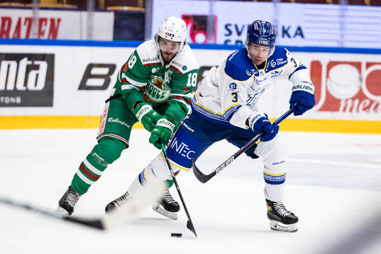 Rögles Dennis Everberg och Leksands August Berg