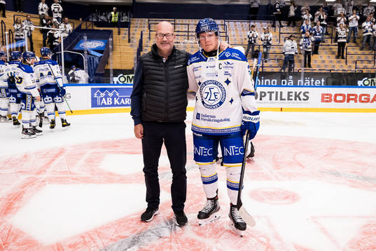 Leksands Patrik Zackrisson utsedd till matchens lirare