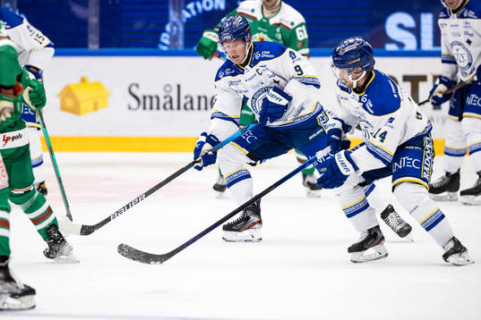 Leksands Patrik Zackrisson och Leksands Oskar Lang