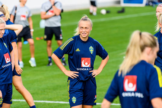 Hanna Bennison of the Swedish women's national football team
