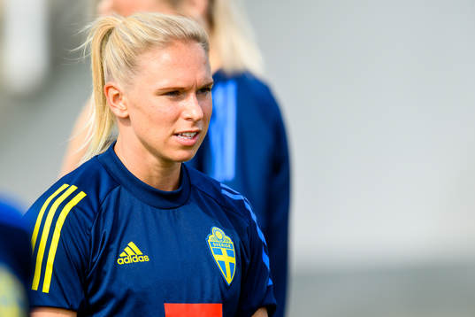 Jonna Andersson of the Swedish women's national football