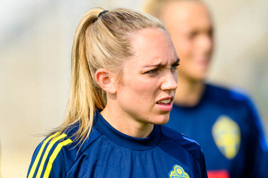 Elin Rubensson of the Swedish women's national football team
