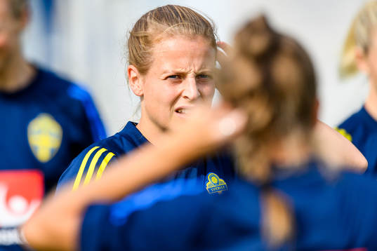 Anna Anvegård of the Swedish women's national football team