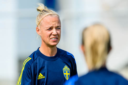 Caroline Seger of the Swedish women's national football team