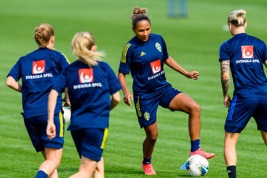 Madelen Janogy of the Swedish women's national football team