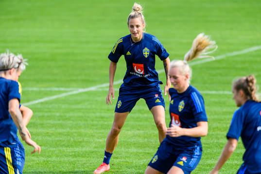 Nathalie Björn of the Swedish women's national football
