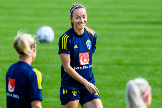 Kosovare Asllani of the Swedish women's national football