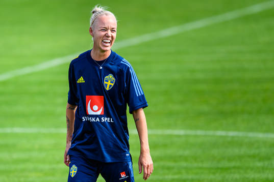 Caroline Seger of the Swedish women's national football team