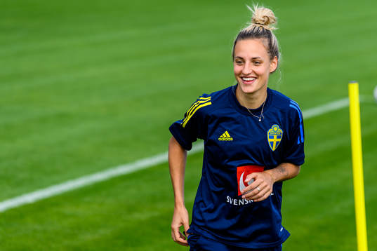 Nathalie Björn of the Swedish women's national football