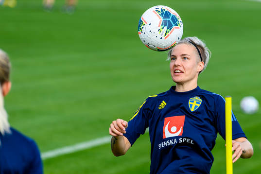 Lina Hurtig of the Swedish women's national football team