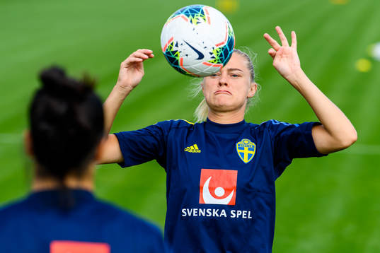 Fridolina Rolfö of the Swedish women's national football