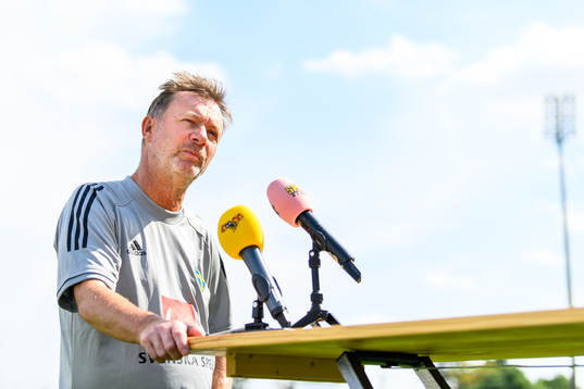 Peter Gerhardsson, head coach of the Swedish women's