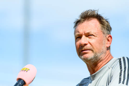 Peter Gerhardsson, head coach of the Swedish women's