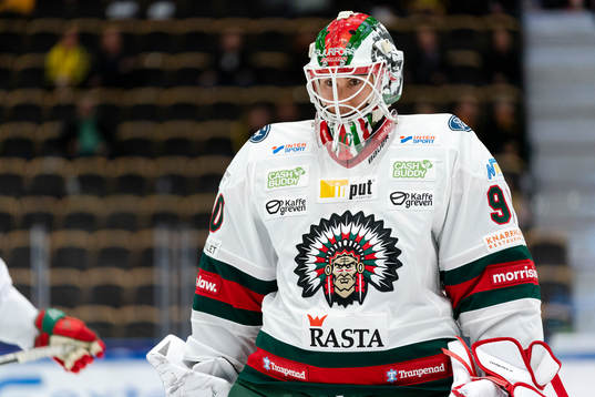 Frölundas målvakt Matthew Tomkins