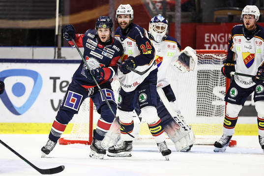 Linköpings Patrick Russel  och Djurgårdens Ludvig