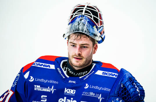 Oskarshamns målvakt Tim Juel