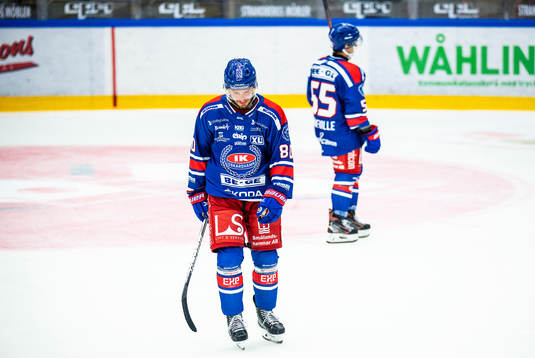 Oskarshamns Tomas Zohorna och David Quenneville deppar
