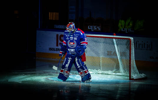 Oskarshamns målvakt Tim Juel