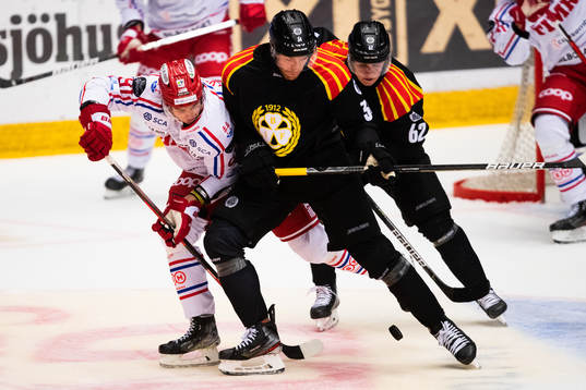 Timrås Viktor Lodin och Brynäs Oscar Eklind