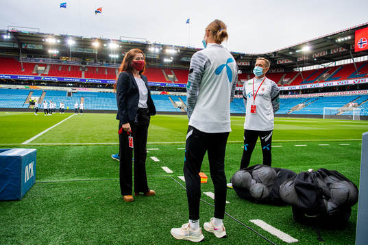 Lise Klaveness, director of elite football at the Norwegian