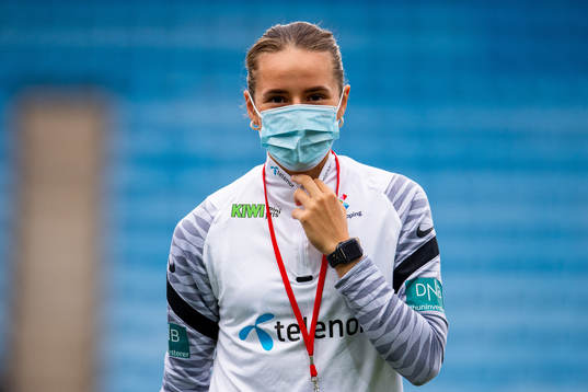 Goalkeeper Rugile Maria Rulyte of Norway