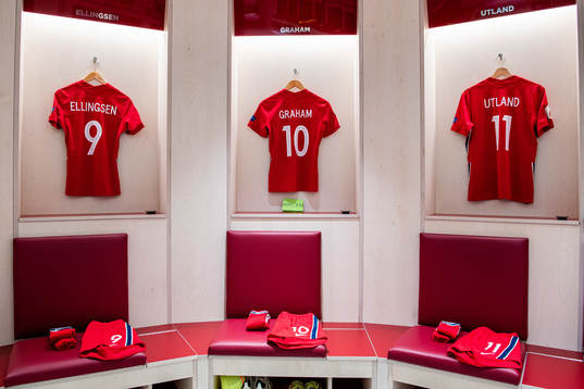 The kits of Heidi Ellingsen, Caroline Graham Hansen and