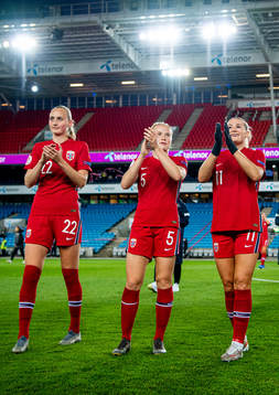 Emilie Bragstad, Julie Blakstad and Lisa-Marie Karlseng